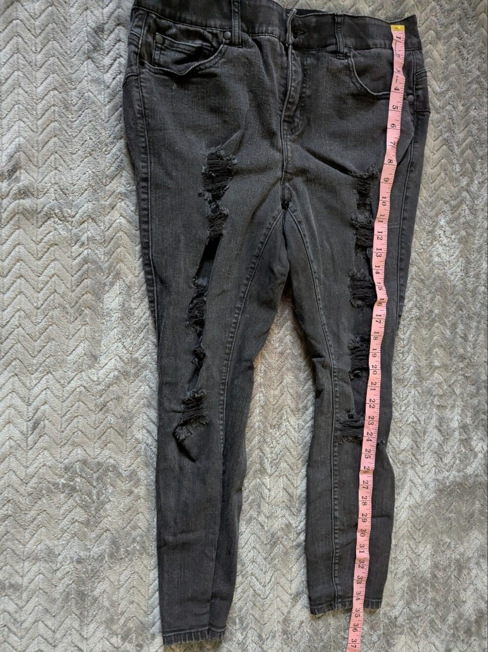 Torrid Black distressed jeans